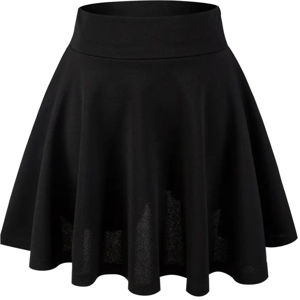 👗EUC Temu Black Skater Skirt